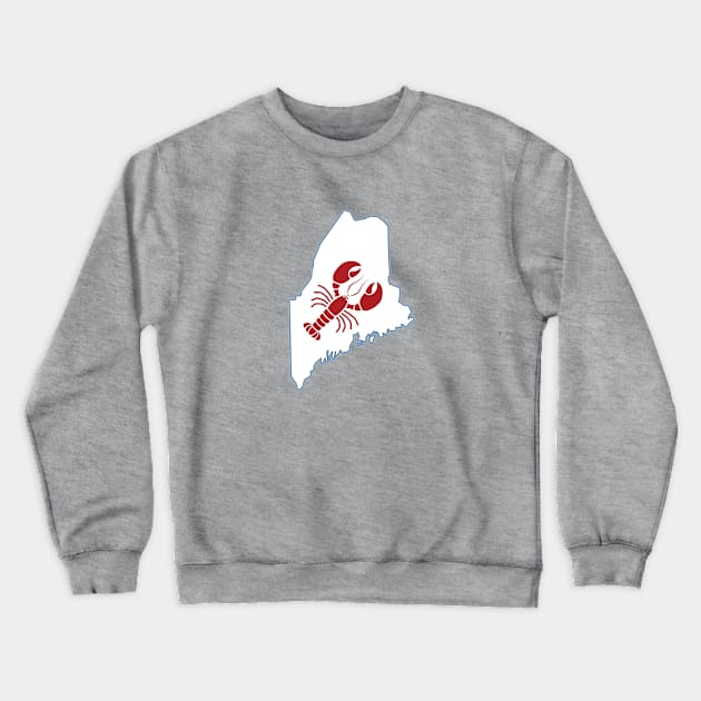 Maine Lobster Crewneck Sweatshirt by andyjhunter